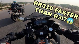 YAMAHA R3 vs 2020 TVS RR310!! | HIGHWAY BATTLE🚷 by DV 40,292 views 3 years ago 6 minutes, 56 seconds