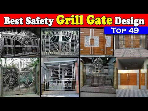 top-modern-safety-front-iron/steel-grill-gate-design-||-safety-grill-gate-design-in-india