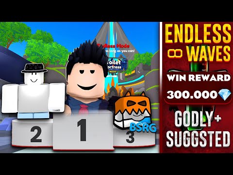 Three Partners Fight For 300K Gems In Toilet Tower Defense!