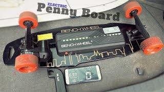BenchWheel Penny Board Review - Top Speed Test - Electric Skateboard