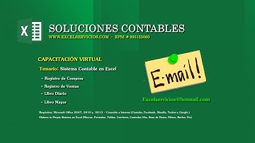 Crear Sistema Contable en Excel Parte 5