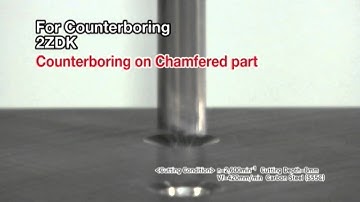 KYOCERA 2ZDK Super Flat for Counterboring solid endmill