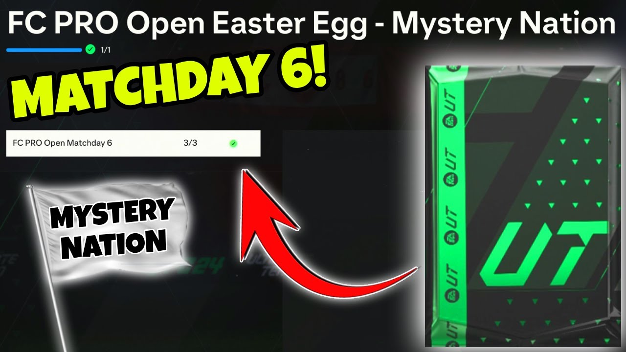 How to Complete FC PRO Open Easter Egg Mystery Nation (Matchday 6) 🔍 EA FC 24