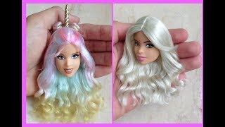 Barbie Hairstyle ✂ Barbie Hair Tutorial  Hermosos Peinados Para Barbie 2018