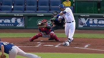 TEX@KC: Perez puts Royals up early with double