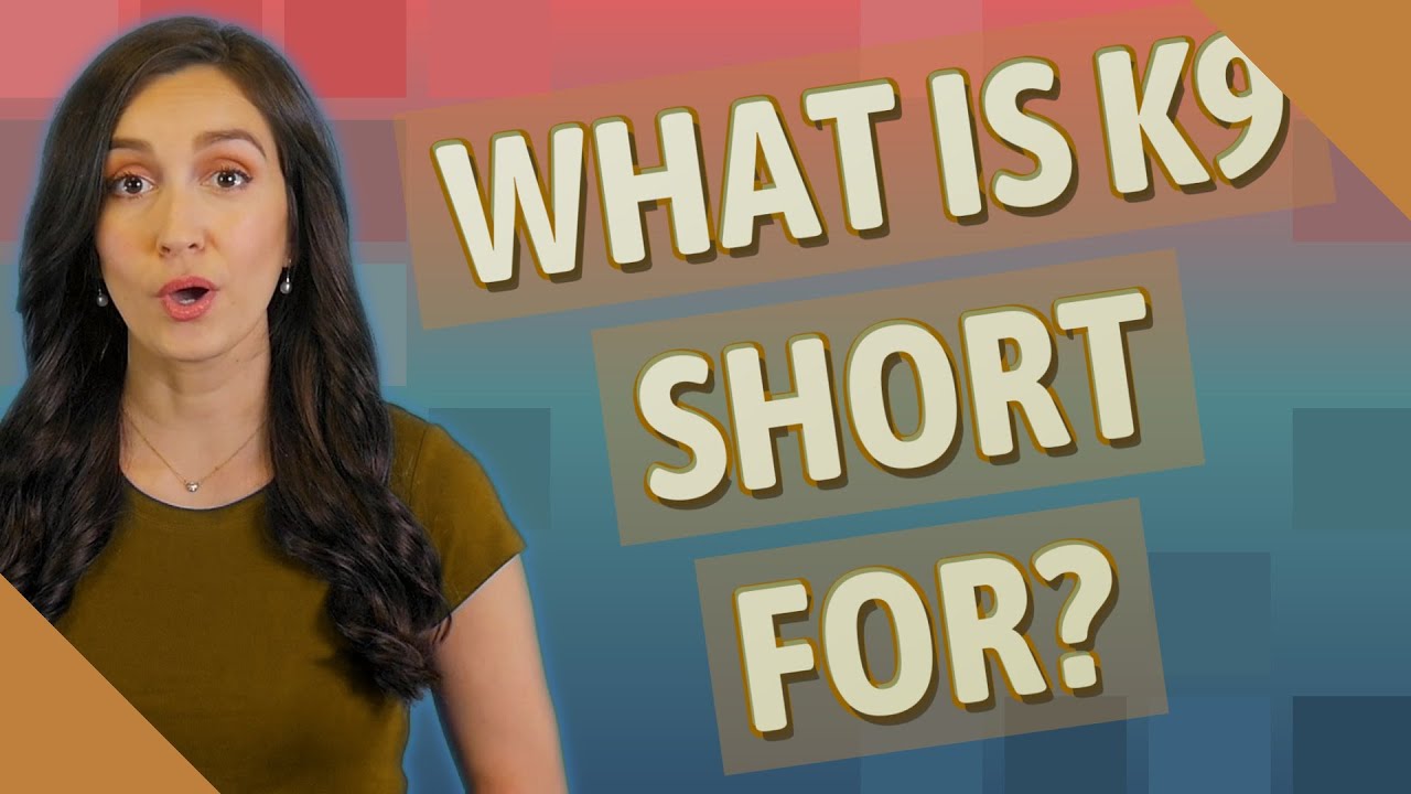What Is K9 Short For YouTube what-is-k9-short-for-youtube