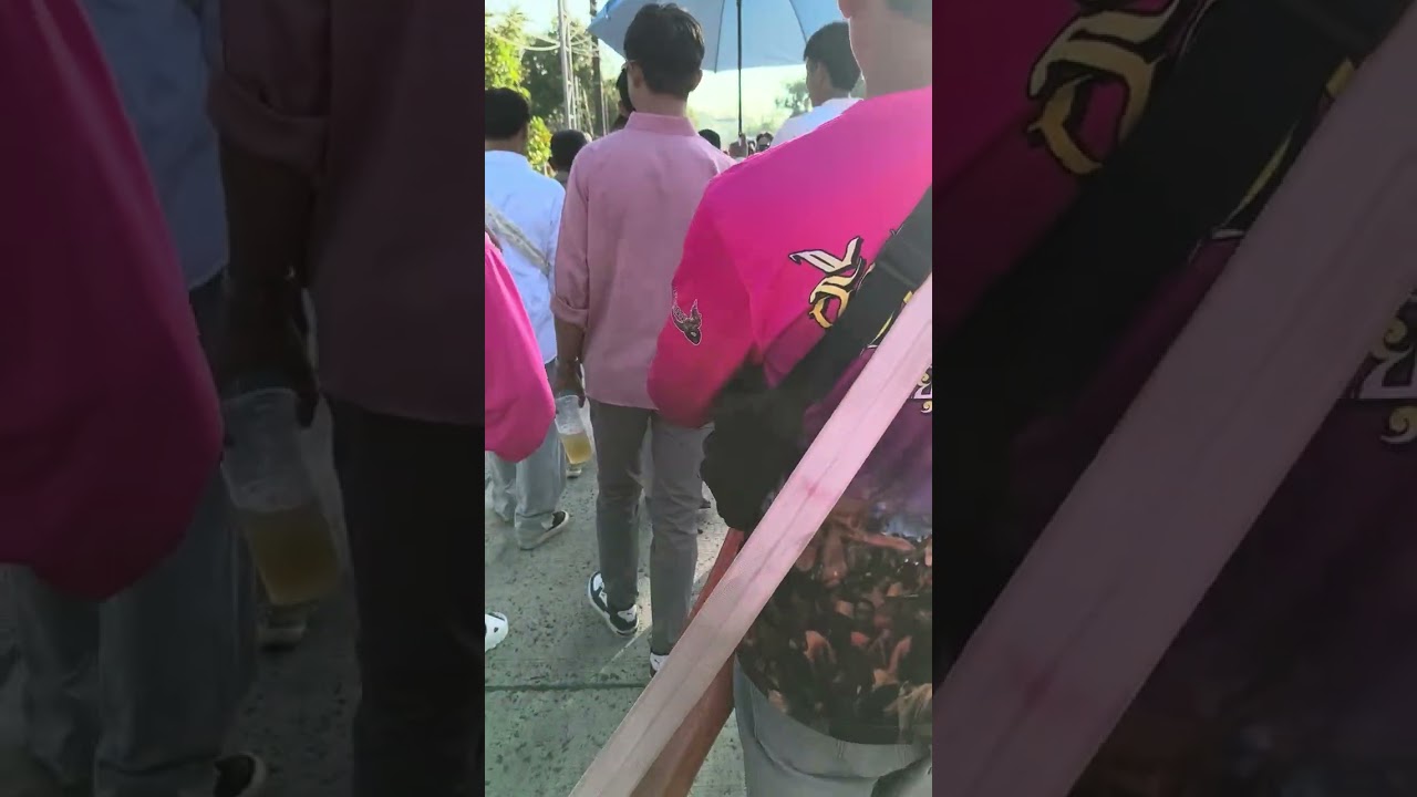 อาจารย์ ธีรวัฒน์ ทับถนน แห่เจ้าบ่าวบ้านหนองจอก 