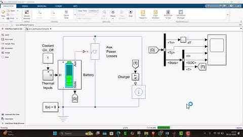Ruimtelijke temperatuurvariatie van de batterij tijdens snelladen met MATLAB Simulink | MATLAB So...