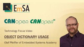 CANopen (FD) Object Dictionary Usage
