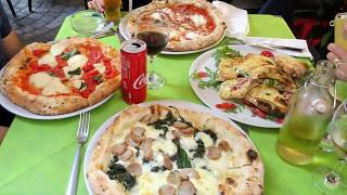 Pizzas in Italy