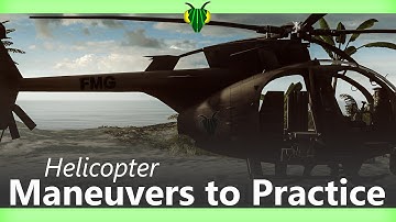 Battlefield 4 Helicopter Maneuvers To Practice On The Test Range | PS4 60fps | FEARLESSMANTISS