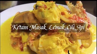 Resepi Ketam Masak Lemak Cili Api Simple Sarah