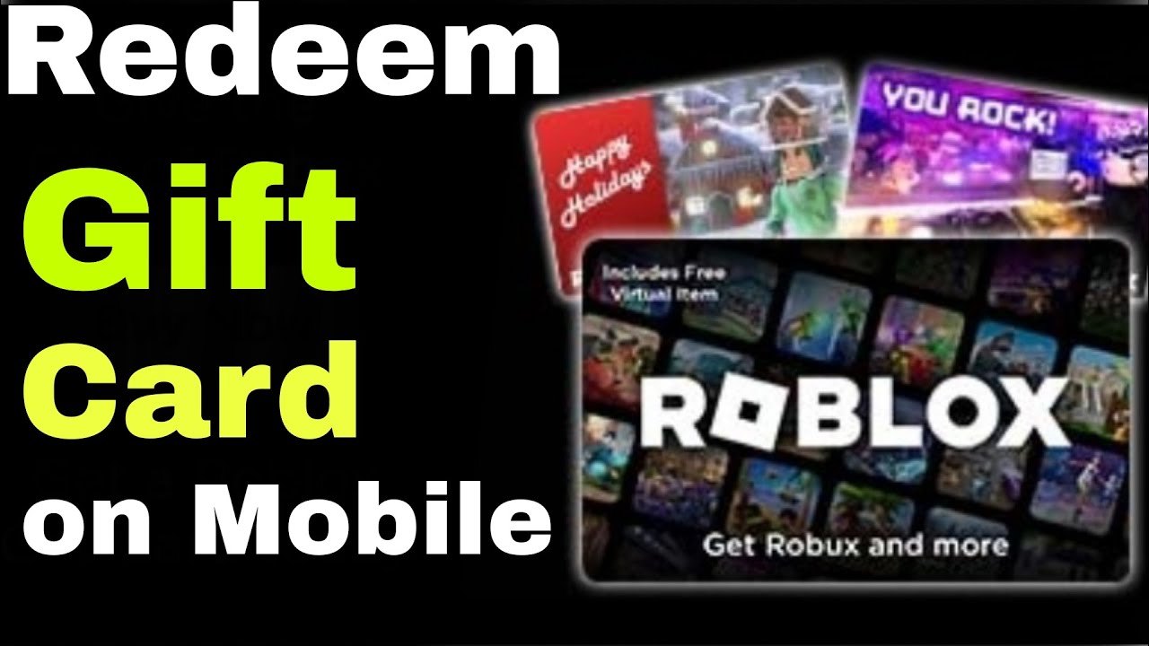 How To Redeem Roblox Gift Card Codes On Mobile 2023 