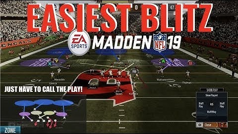 By Far The Easiest Blitz in Madden 19 | LITERALLY NO ADJUSTMENTS!