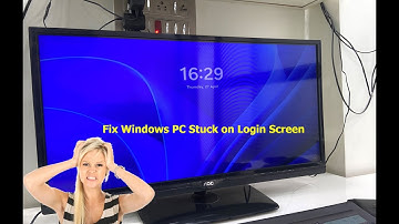 How to Fix Windows PC Not Showing Log-In Lock Screen Stuck on Welcome Screen
