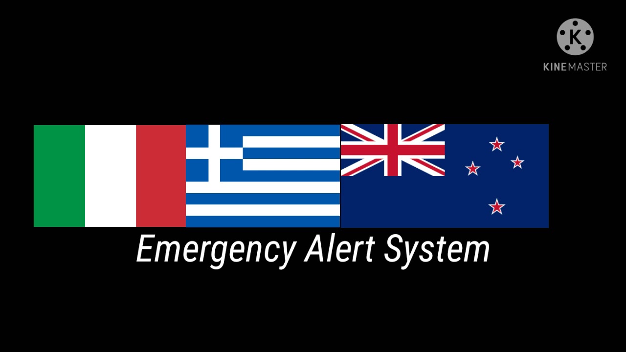 Italy, Greece and New Zealand EAS Mashup