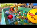 Marble Run ⭐ An ASMR video where a huge number of marbles pile up behind a three-tiered dam!