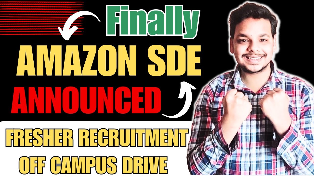 Finally Amazon SDE New Hiring Announced | 2025/2024 Batch Hiring | OFF ...