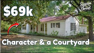 This 69K House Has Character And A Courtyard In Louisiana