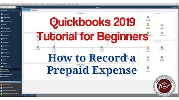 Quickbooks 2019 Tutorial for Beginners - How to Record a Prepaid Expense