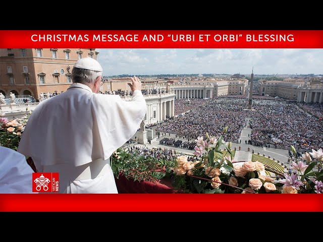 aktuell - Papst sprich Weihnachtsbotschaft Urbi et Orbi