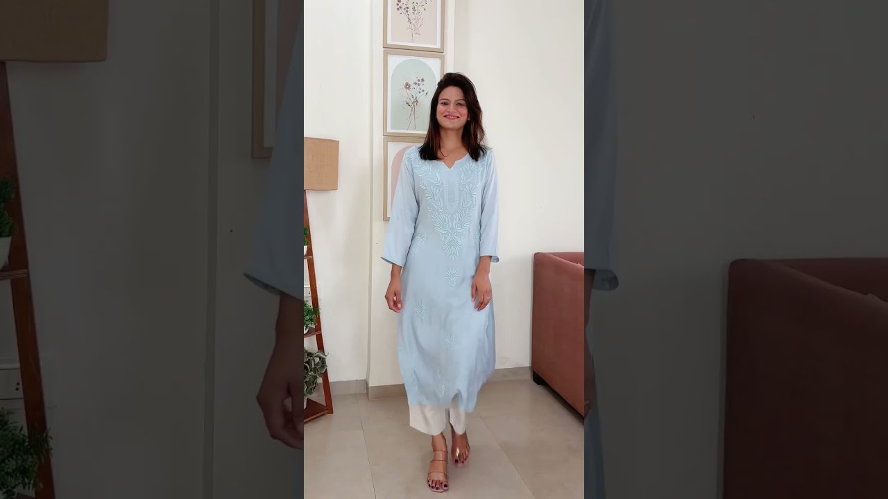 Meesho Kurti For Summers L Affordable Chikankari Cotton Summer