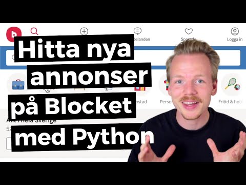 Bevakar Blocket med Python - Projekt i Web Scraping