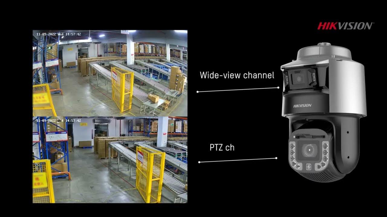 Hikvision IP-камера PTZ TandemVu. DS-2SF8C442MXS-DLW - YouTube