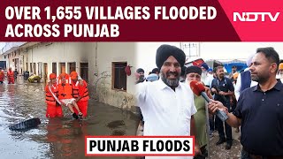 Punjab Flood News | Punjab Floods Worsen: Over 1,655 Villages Affected Across The State