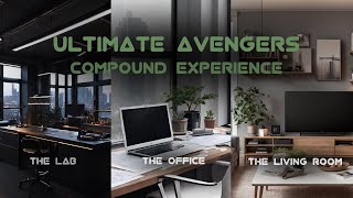 Ultimate Avengers Compound Experience | Marvel Ambience  10+ characters dialogue, fan, rain, city