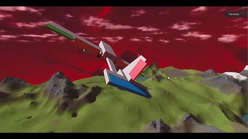 Roblox plane that glides using default Roblox constraint physics!