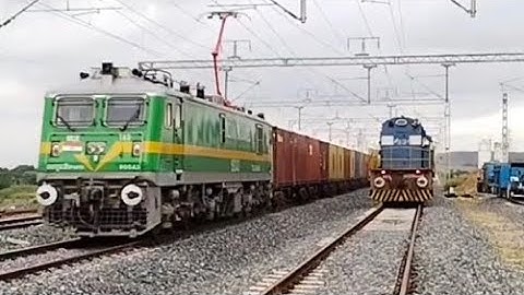 High speed freight corridor wag 9 electric locomotive / wdfc India