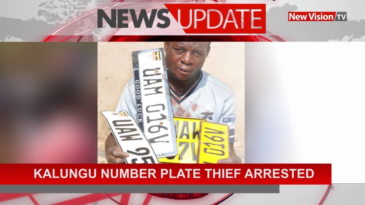 oppositional defiant disorder Kalungu number plate thief arrested