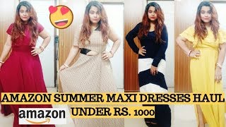 Hi everyone and welcome to my channel. here i do a review/haul for the
maxi dresses that got from amazon summers which are very affordable.
they ar...