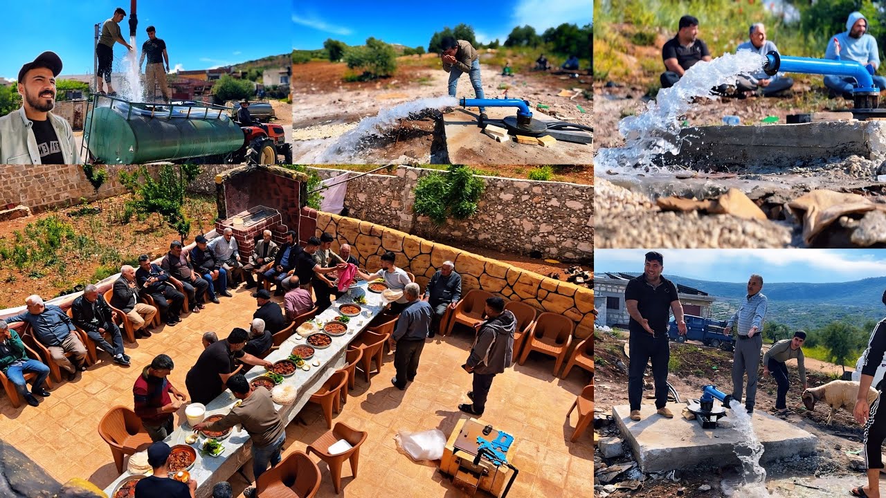 وأخيراً بعد عمل 8 أشهر تم انهاء اضخم وانجح مشروع لخدمة الأهالي في ناحية راجو