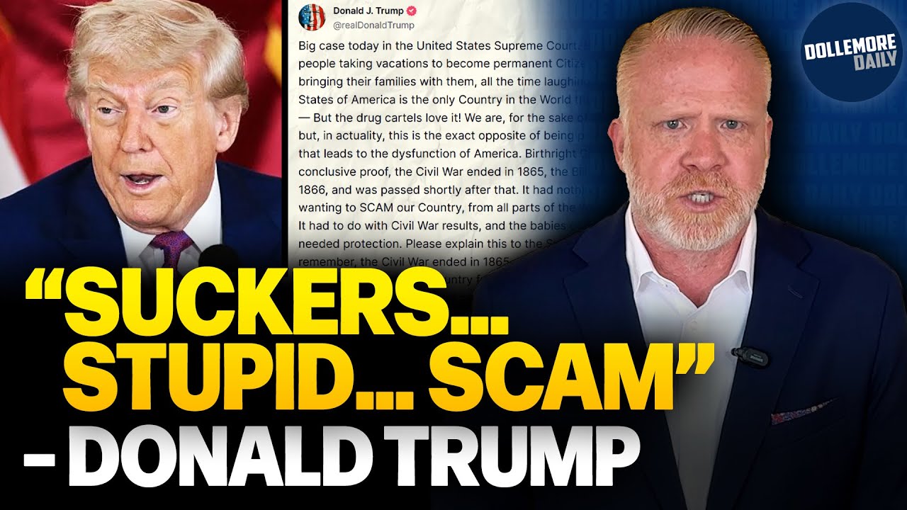 Donald Trump FLIES INTO RAGE AT SCOTUS Over Birthright Citizenship Case!!!