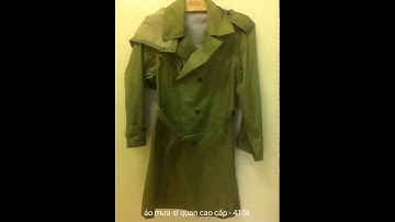Áo Mưa Sĩ Quan Quân Đội Cao Cấp