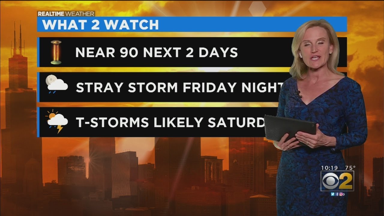 Near 90 Degrees For Next 2 Days - YouTube