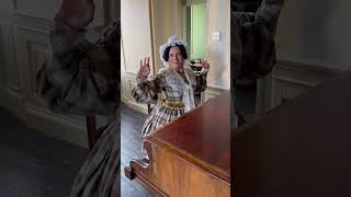 A 1830s lady at the piano….