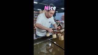Hardware products metal surface treatment factory live video water transfer printing