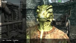 Skyrim - My Argonian Spellwarrior Preset