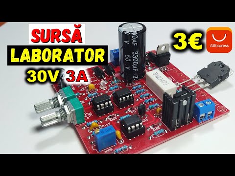 Making an adjustable linear laboratory supply kit from Aliexpress of 30V and 3A