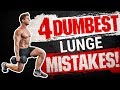 4 Dumbest Lunge Mistakes Sabotaging Your QUAD / LEG GROWTH! STOP DOING THESE!