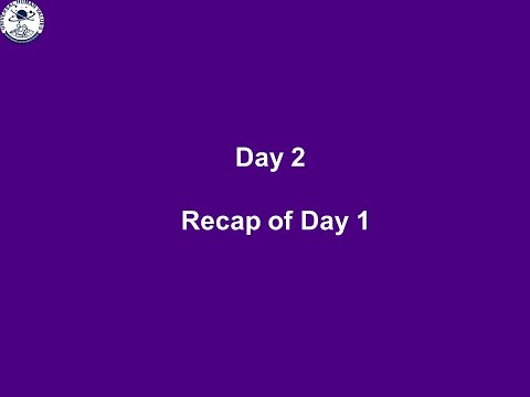 Recap Day 1