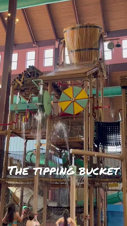 HUGE TIPPING  BUCKET | Indoor Waterpark | Tipping Bucket #fun #waterpark