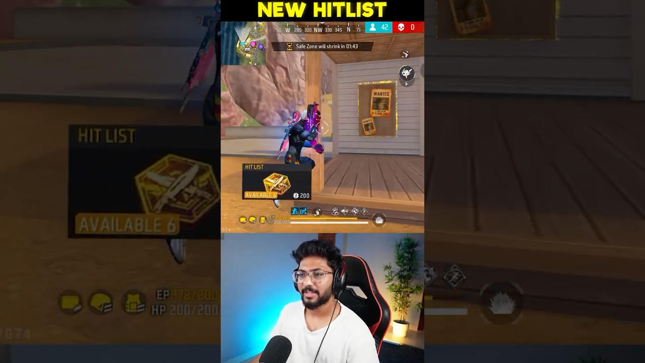 NEW HITLIST IN FREEFIRE 😂🔥  #shorts #youtubeshorts #freefire #munnabhai #mbg