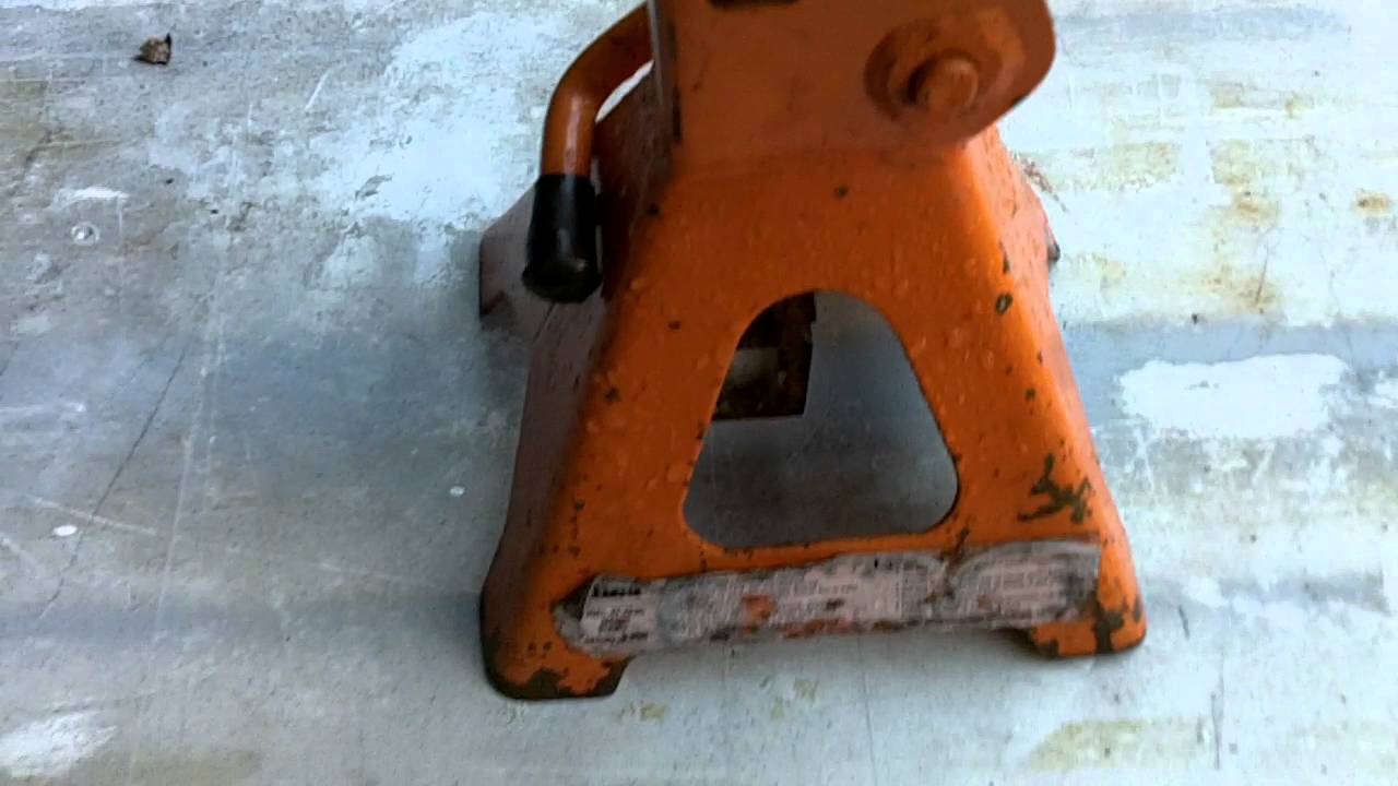 Allied Automotive Jackstand DANGER Hidden Failure Model 47JS3C
