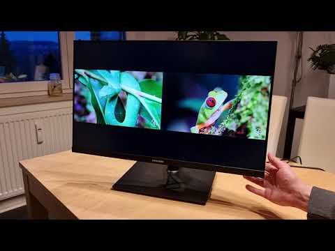 SAMSUNG F27T850QWU (27 Zoll) Monitor mit IPS, WQHD, PIP / PBP - Unboxing & Vorstellung Teil 2/2