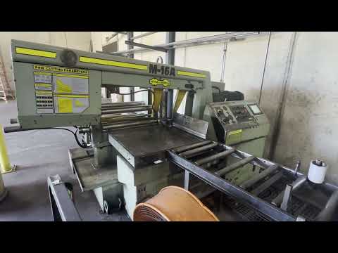Hyd Mech M-16A, 16" x 25" Automatic Horizontal Pivot Style Bandsaw