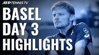 Federer, Wawrinka Delight At Home; Goffin, De Minaur Impress | Basel 2019 Highlights Day 3